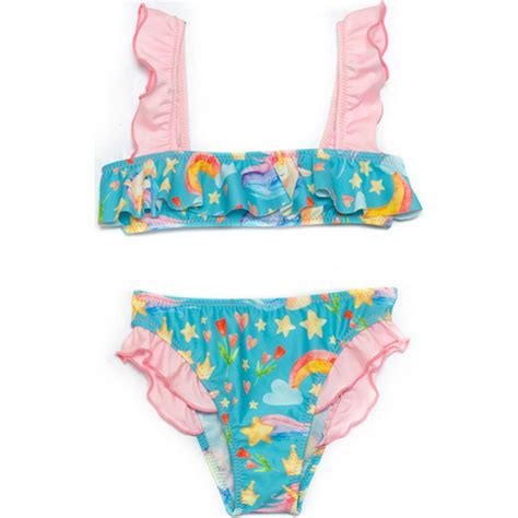 Tortue Παιδικό Μαγιό Bikini Set για Κορίτσι Τιρκουάζ S3 206 206