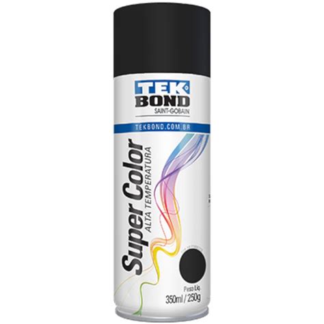 Spray Tekbond Alta Temperatura Preto Fosco Ml Novos Baianos