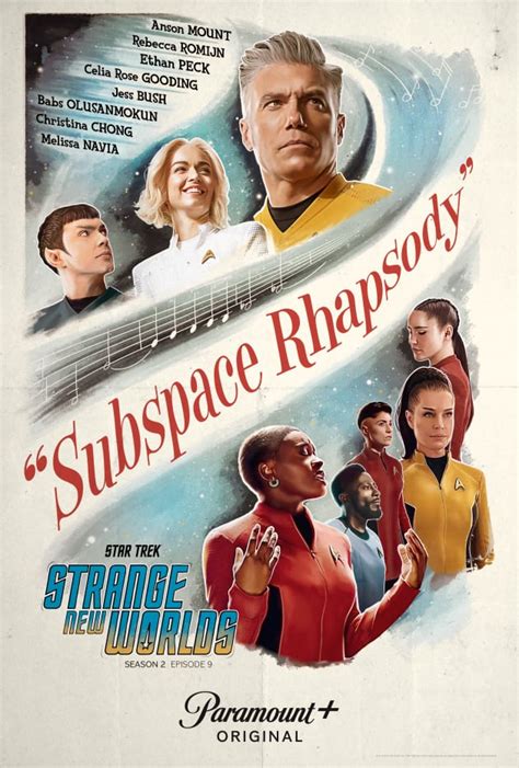 Subspace Rhapsody Poster Star Trek Strange New Worlds Season