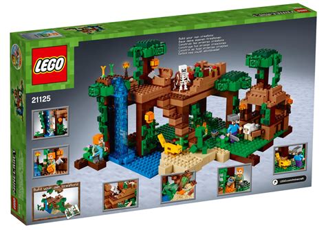 Buy Lego Minecraft The Jungle Tree House 21125 At Mighty Ape Nz