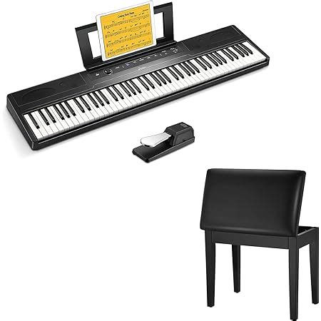 Amazon Donner DEP 45 Digital Piano Ultrathin With Piano Bench