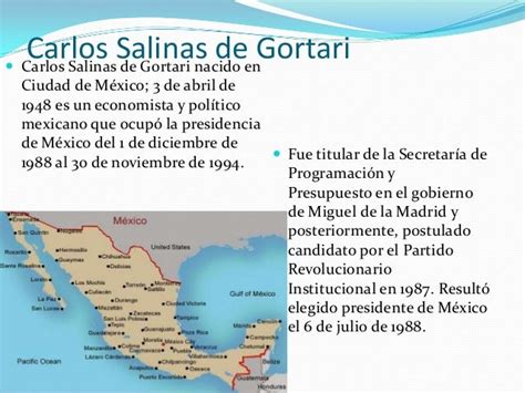 15 Gobierno De Carlos Salinas De Gortari