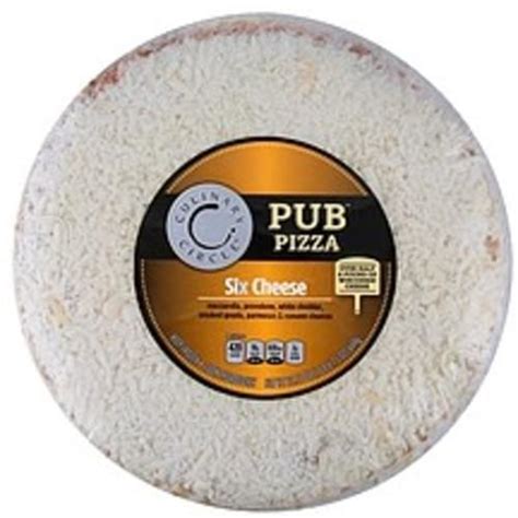 Culinary Circle Pub Six Cheese Pizza 2275 Oz Nutrition Information Innit