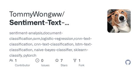 Github Tommywongww Sentiment Text Classification Pytorch Sentiment Analysis Document