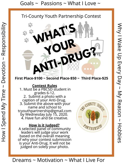 Whats Your Anti Drug You Could Win 100 Pine Bush Central School