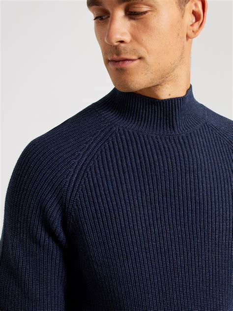 Pull Col Montant Bleu Marine Kiabi