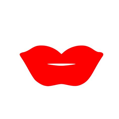 Red Lips Clipart Cartoon Illustration 42399000 Vector Art at Vecteezy