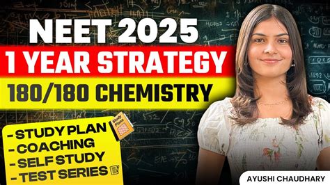 1 Year Chemistry Plan 0 To 180🔥 Detailed Chemistry Roadmap Startegy For Neet 2025 Neet