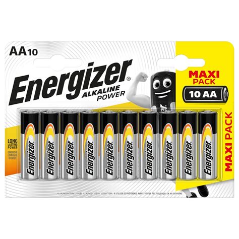 Pack Of Alkaline Power Aa Energizer Batteries Brycus