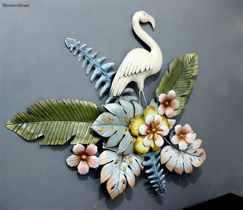 Buy Flamingo Metal Wall Art Online In India At Best Price Modern Wall