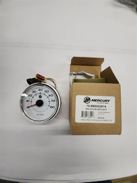 Mercury Quicksilver Speedometer 80 MPH 79 8m0052874 T043 For Sale