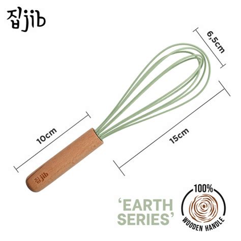 Promo Jib Silicone Whisk Silicon Utensil Pengaduk Laurel Green