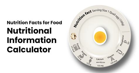 Food Nutrition Facts | Nutritional Information Calculator