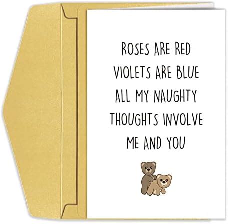 Amazon Dirty Valentine S Day Card For Him Her Naughty Thought