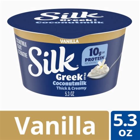 Silk Greek Style Vanilla Coconut Milk Yogurt Alternative Cup, 5.3 oz. - King Soopers