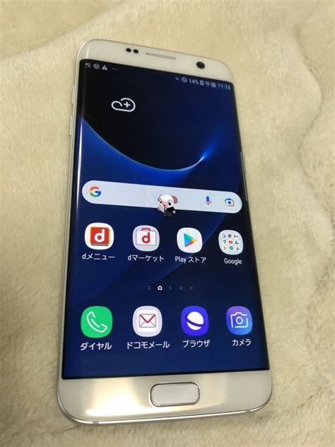 Samsung Galaxy S7 Edge Docom ホワイト ケース付き メルカリ