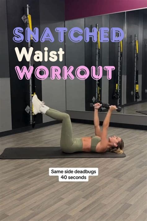 Snatched Waist Workout Pilates In 2024 Workout Workout For Flat