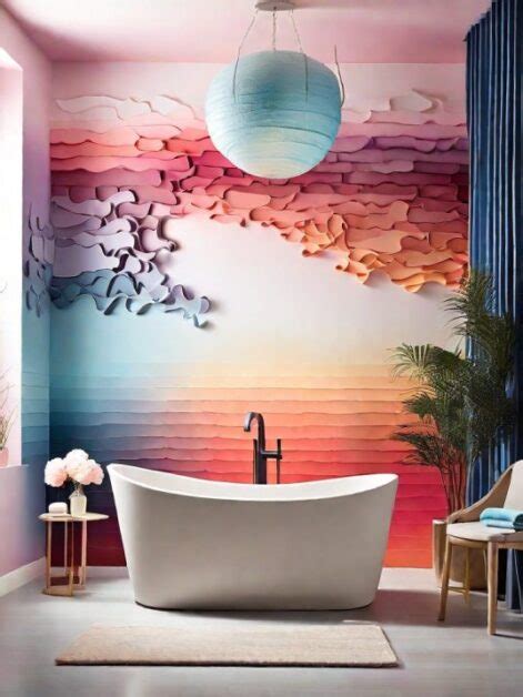 37 Stunning Bathroom Accent Wall Paint Ideas