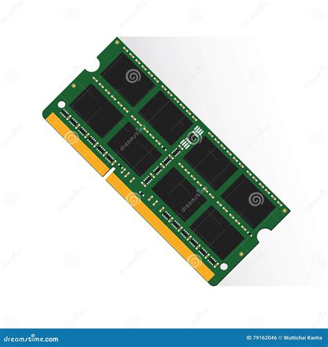 Random Access Memory Concept By Ram Labtop 4gb Or 8gb Or 16gb Stock