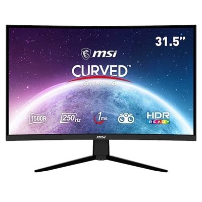 MSI G32C4X 31 5 Inç 250Hz 1ms FreeSync Premium Full HD Kavisli Gaming