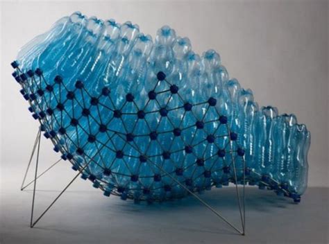 Unique Seating Furniture Idea Plastic Bottles Chair Design Plastic Art