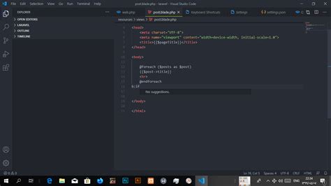 How To Format Laravel Blade Codes In Visual Studio Code Images