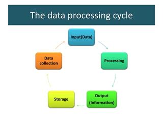 Data processing cycle , stages of data processing cycle. | PPT