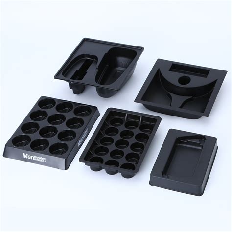 Custom Black Ps Matt Thermoforming Plastic Package Tray For Electric