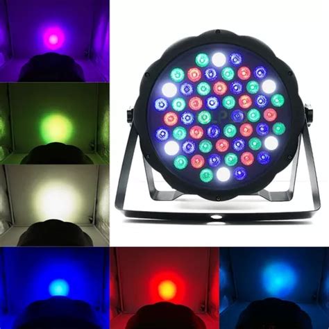 Kit 2 Canhao Refletor Par 64 54 Leds Rgb Dmx Digital Frete grátis