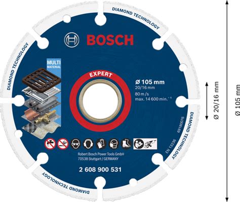 Disque Tron Onner Expert Diamond Metal Wheel Bosch Professional