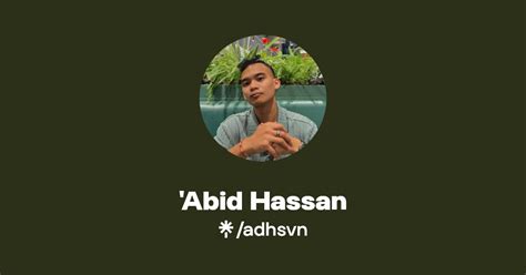 Abid Hassan Instagram Tiktok Linktree