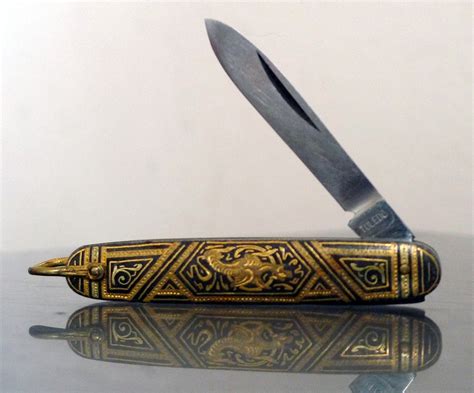 Toledo Damascene Knives Roguish