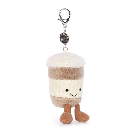 Coffee To Go Bag Charm Toys Co Jellycat