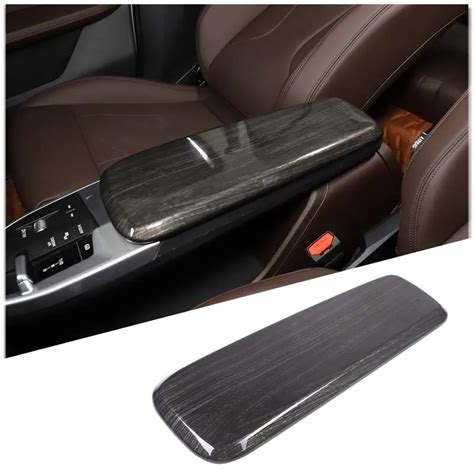 For Bmw X1 U11 2023 2024 Abs Black Wood Grain Carbon Fiber Car Seat Armrest Center