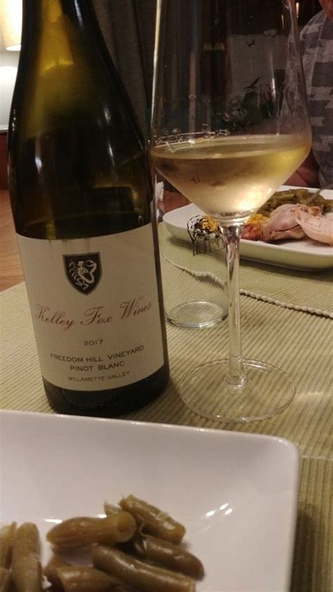 Kelley Fox Wines Pinot Blanc Freedom Hill Vineyard Usa Oregon