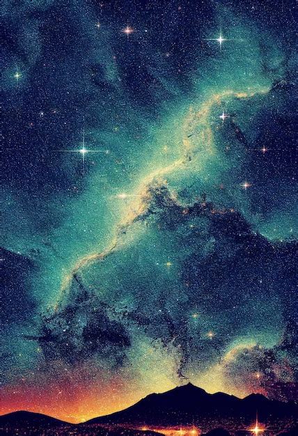 Deslumbrante Cielo Estrellado Material De Fondo Del Cielo Estrellado