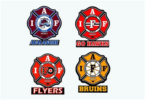 Iaff Hockey Decals For Union Firefighters Free Shipping Etsy