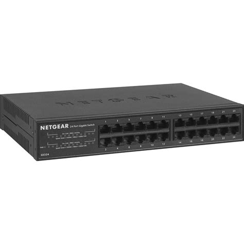 Best Buy: NETGEAR 24-Port 10/100/1000 Mbps Gigabit Unmanaged Switch ...