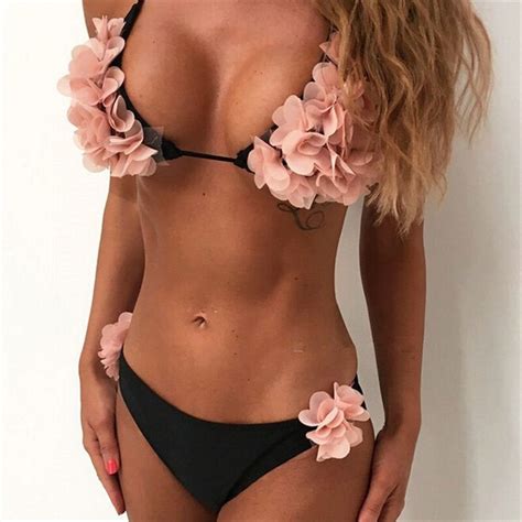 Bikinis Mujer Verano Traje De Ba O Push Up Bikini Brasile O Conjunto