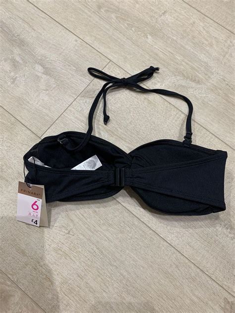 Primark Bandeau Bikini Top In Black Women S Fashion Swimwear Bikinis