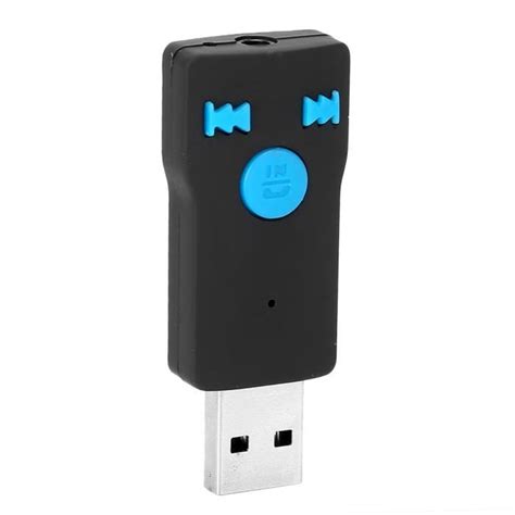 Qiilu Récepteur Bluetooth de voiture Récepteur Bluetooth USB à double