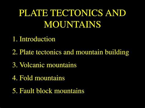 PDF PLATE TECTONICS AND MOUNTAINS Weber State Faculty Weber Edu