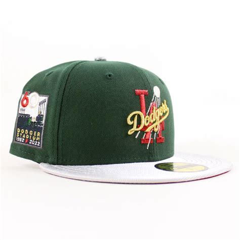 New Era Los Angeles Dodgers 60th Anniversary 59fifty Cilantro Green