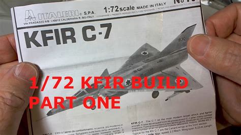 The Italeri 1 72 Kfir Build Part One YouTube