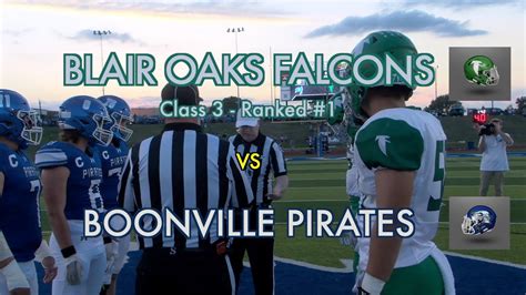 Blair Oaks Falcons Football 2023 Vs Boonville Pirates Youtube