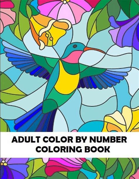 Adult Coloring by Numbers Adult Color By Number Coloring Book: Large ...