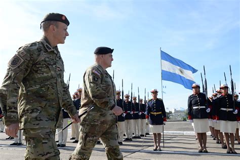 Visita del jefe del Ejército de los Estados Unidos Argentina gob ar