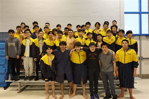 Boys Swim Team Displays Depth, Drive and Determination