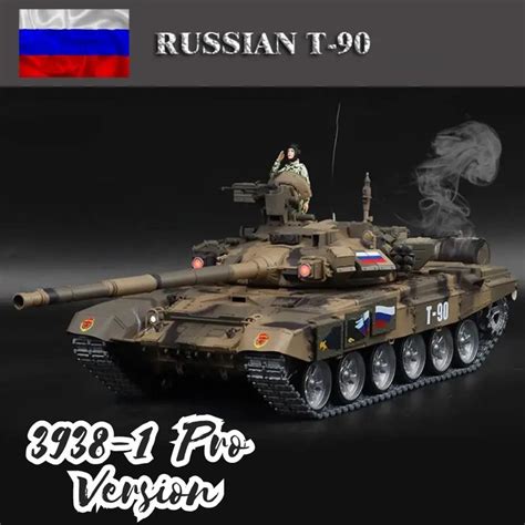 Jual RC Tank Heng Long T90 T 90 Russian Metal Track 3938 1 Infra Red