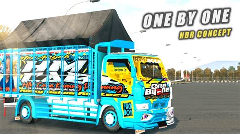 SHARE MOD BUSSID TRUCK CANTER ONE BY ONE NDR CONCEPT FULL FITUR